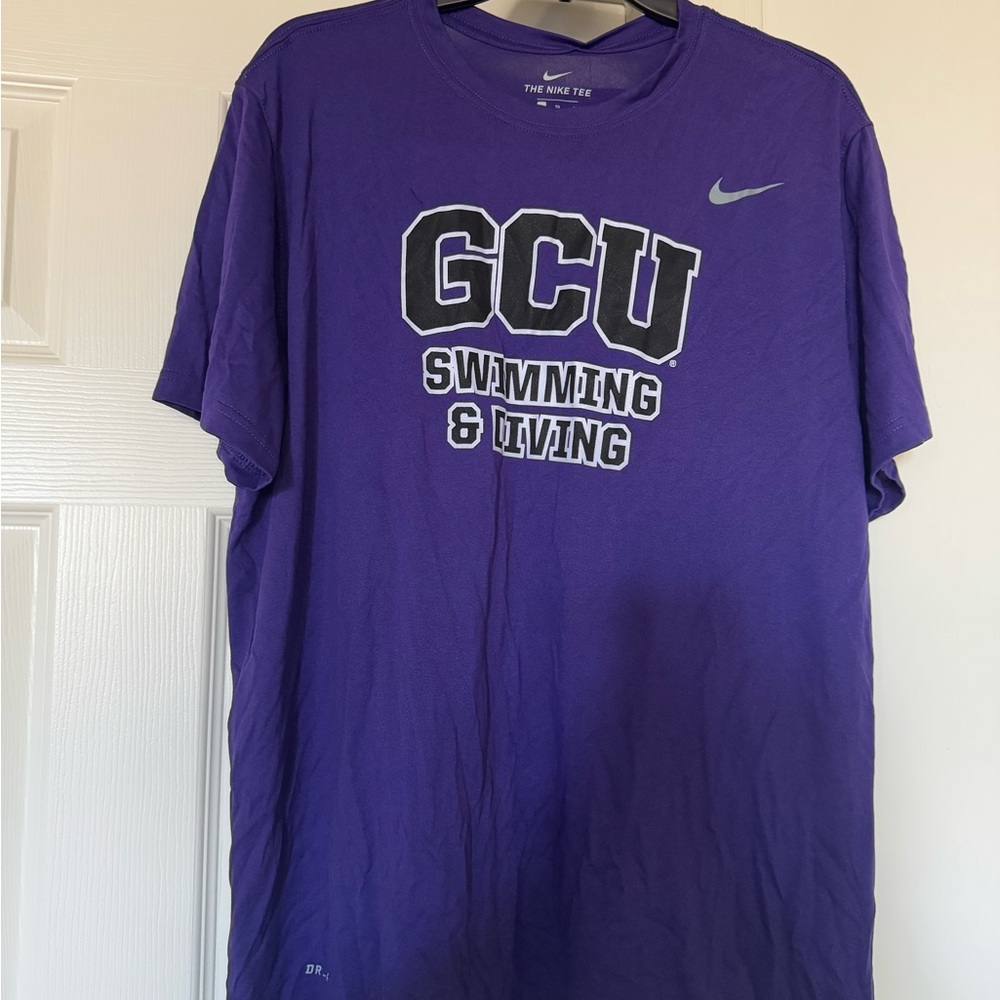 NWT  Nike Grand Canyon University GCU Lopes Swimming & Diving Unisex XL Purple